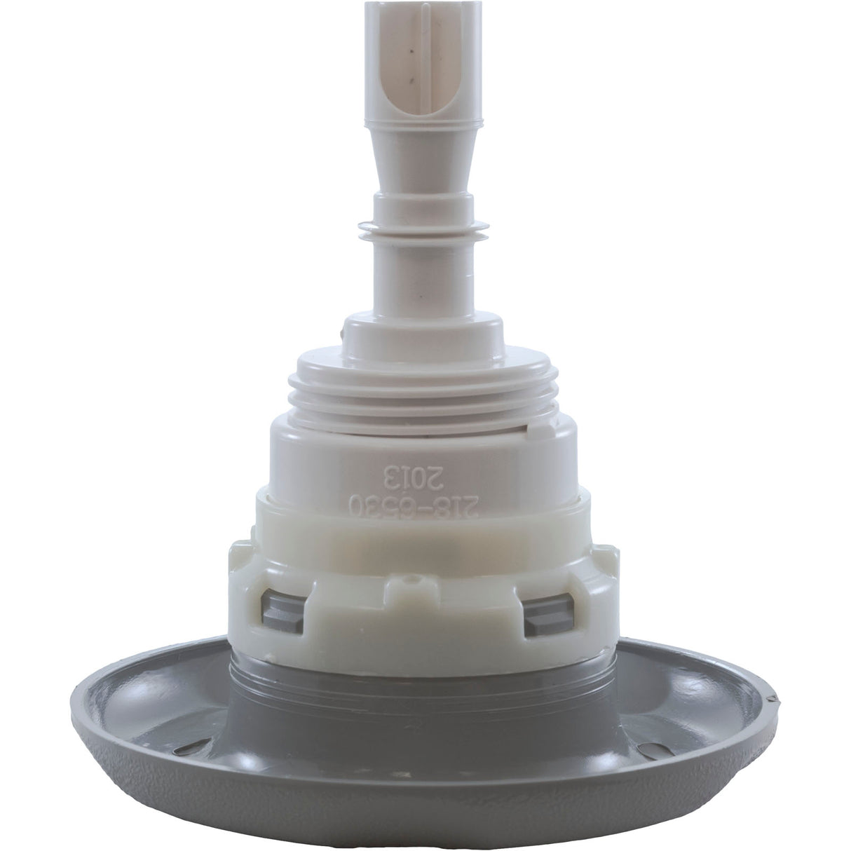 Jet Intl, WW Poly Storm, 4"fd, Roto, Textured Scal, Gry, Thd : 229-8147