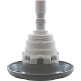 Jet Intl, WW Poly Storm, 4"fd, Roto, Textured Scal, Gry, Thd : 229-8147