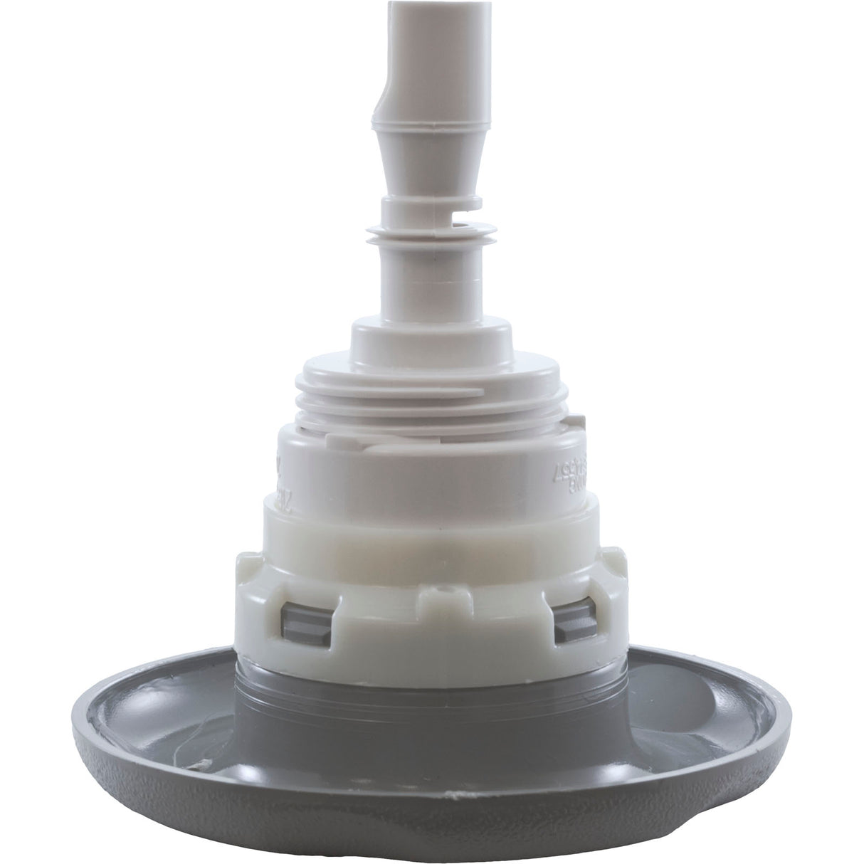 Jet Intl, WW Poly Storm, 4"fd, Roto, Textured Scal, Gry, Thd : 229-8147