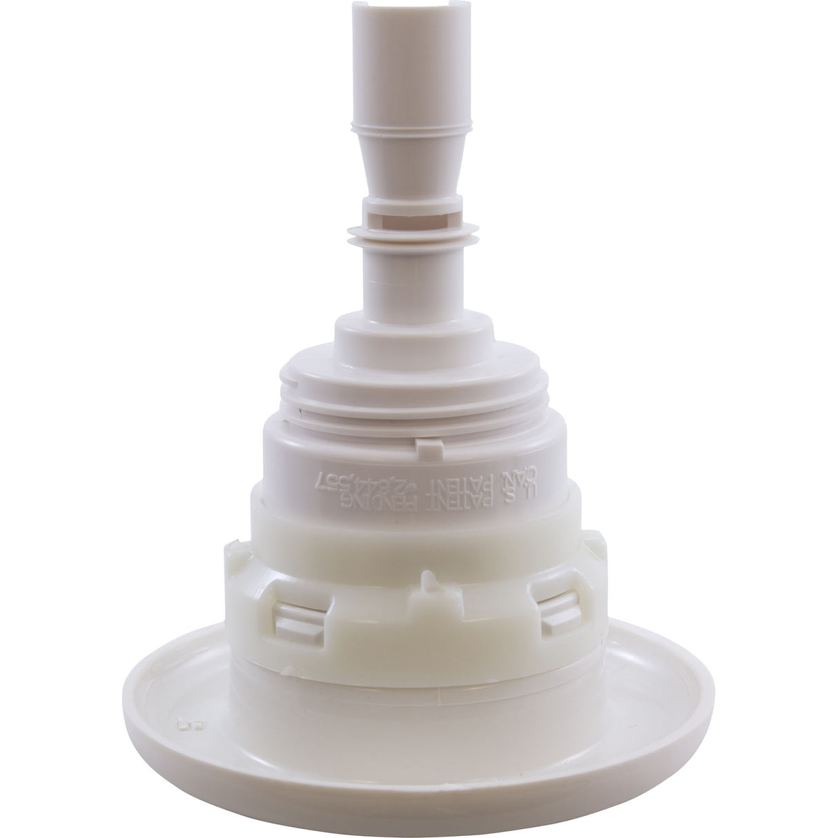 Jet Intl, WW Poly Storm Gun, 3-3/8"fd, Twin Roto, Smth, Wht, Thd : 229-8130