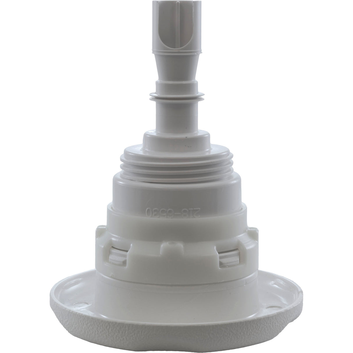 Jet Intl, WW PolyStrm Gun, 3-3/8"fd, TwinRoto, Txt Scal, Wht, Thd : 229-8120