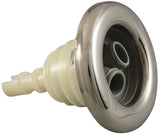 Jet Intl, WW Poly Strm Gun, 3-3/8"fd, TwinRoto, Smth, SS/Gry, Thd : 229-8127S