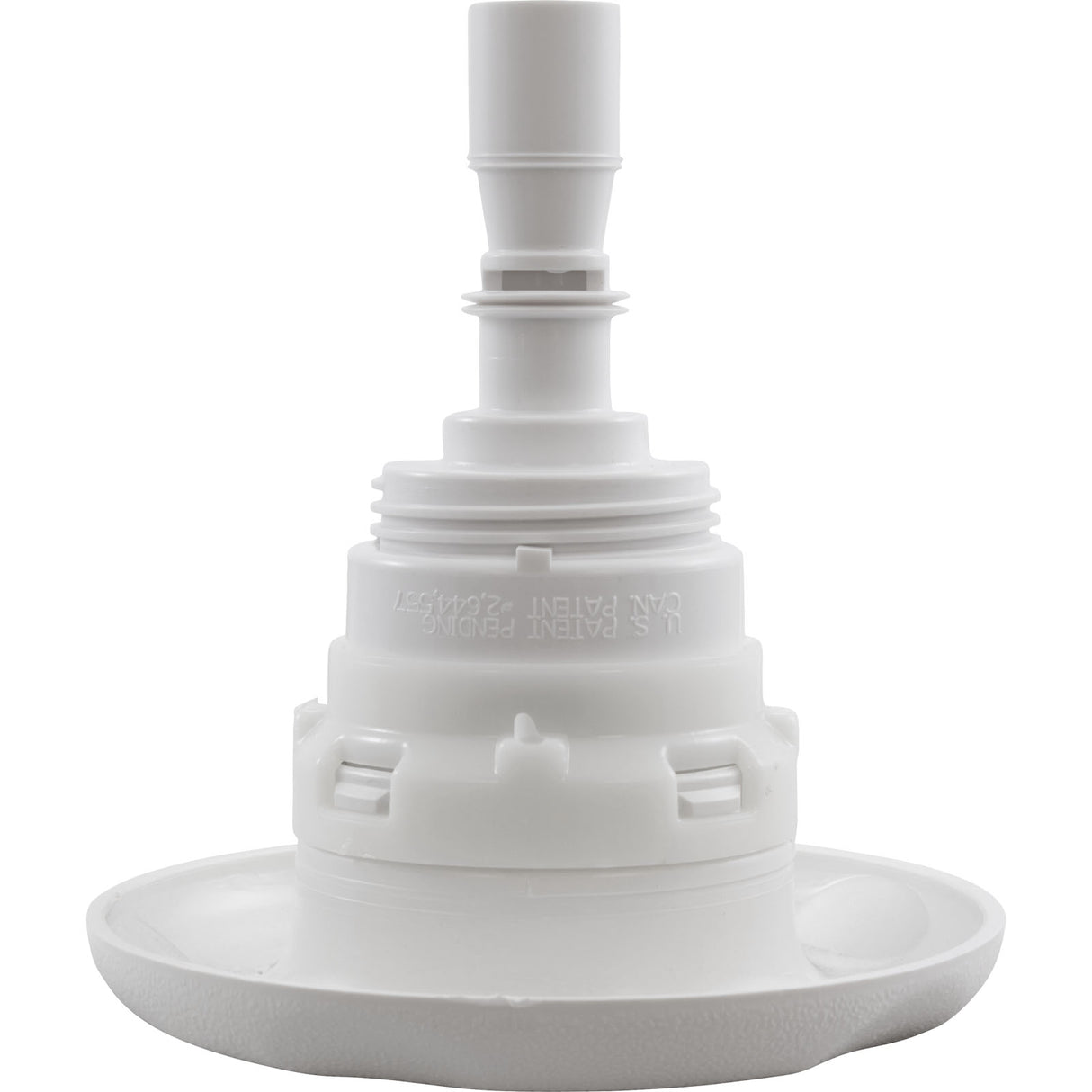 Jet Intl, WW Poly Storm, 4"fd, Twin Roto, Txt Scal, Wht, Thd : 229-8170