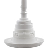 Jet Intl, WW Poly Storm, 4"fd, Twin Roto, Txt Scal, Wht, Thd : 229-8170