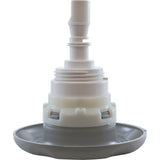 Jet Intl, WW Poly Storm, 4"fd, Twin Roto, Txt Scal, Gry, Thd : 229-8177