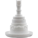 Jet Intl, WW Poly Storm Gun, 3-3/8"fd, Mass, Txt Scal, Wht, Thd : 229-8030
