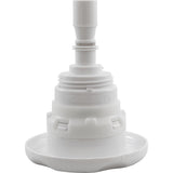 Jet Intl, WW Poly Storm Gun, 3-3/8"fd, Mass, Txt Scal, Wht, Thd : 229-8030