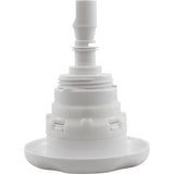 Jet Intl, WW Poly Storm Gun, 3-3/8"fd, Mass, Txt Scal, Wht, Thd : 229-8030