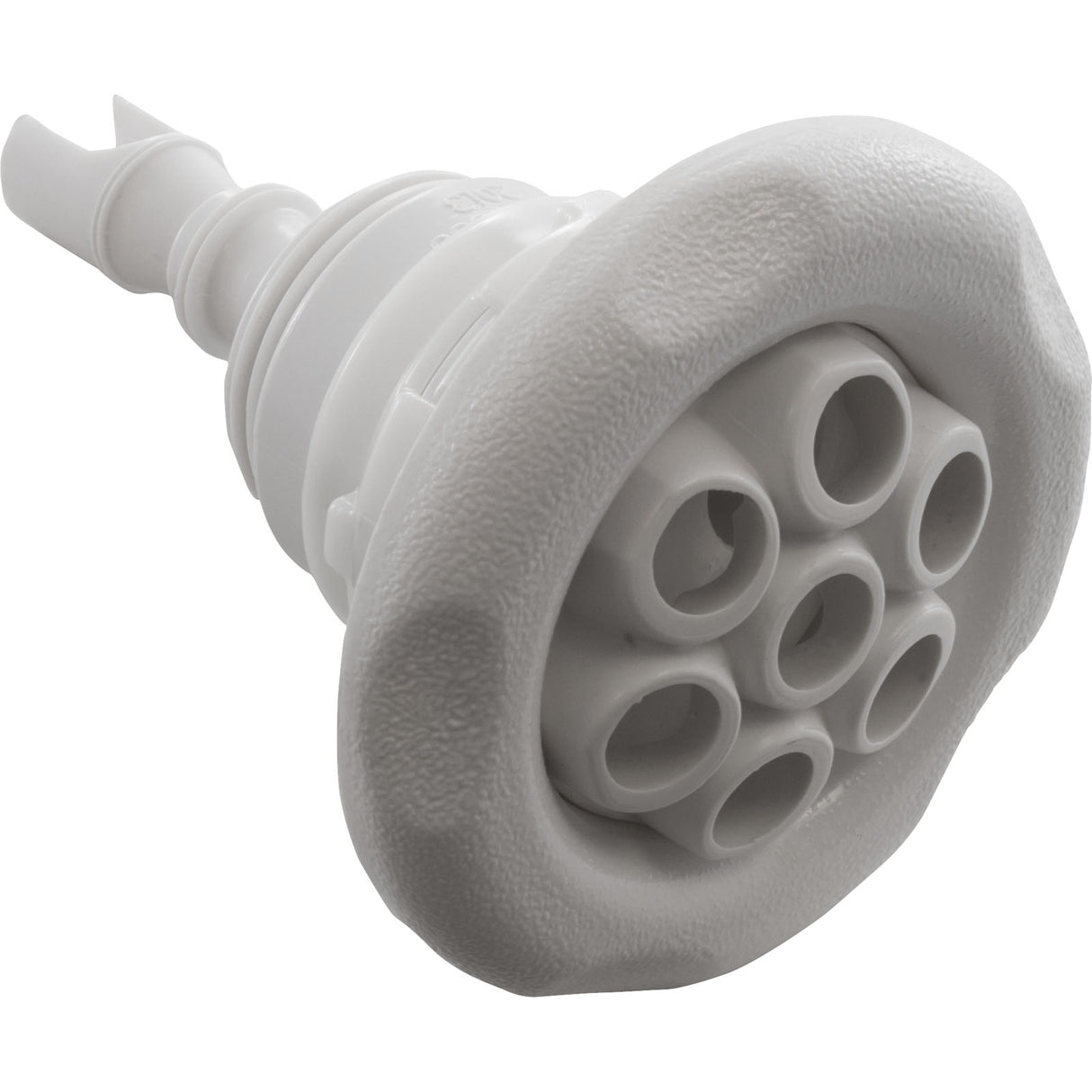 Jet Intl, WW Poly Storm Gun, 3-3/8"fd, Mass, Txt Scal, Wht, Thd : 229-8030
