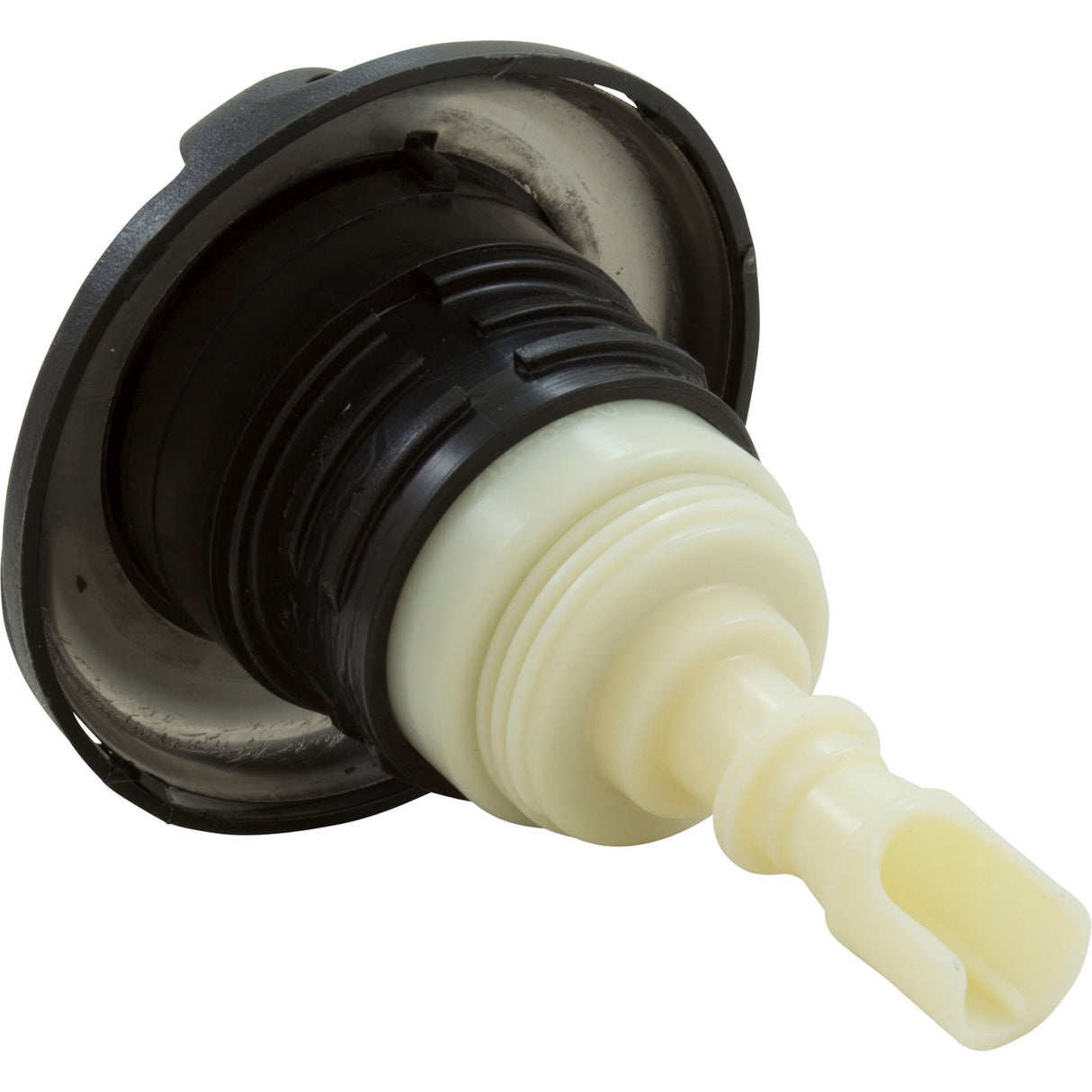 Jet Intl, WW Poly Storm, Swirl, 3-5/8"fd, Dir, SS/Blk, Thd : 229-4021S