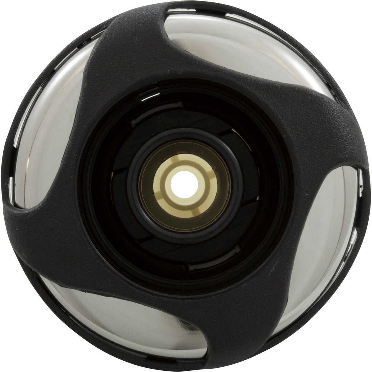 Jet Intl, WW Poly Storm, Swirl, 3-5/8"fd, Dir, SS/Blk, Thd : 229-4021S