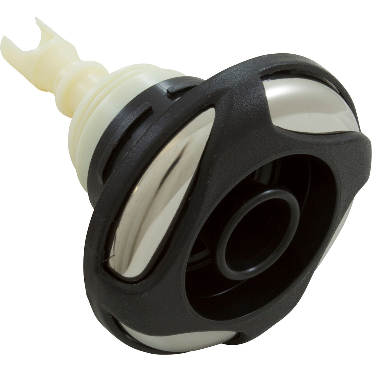 Jet Intl, WW Poly Storm, Swirl, 3-5/8"fd, Dir, SS/Blk, Thd : 229-4021S
