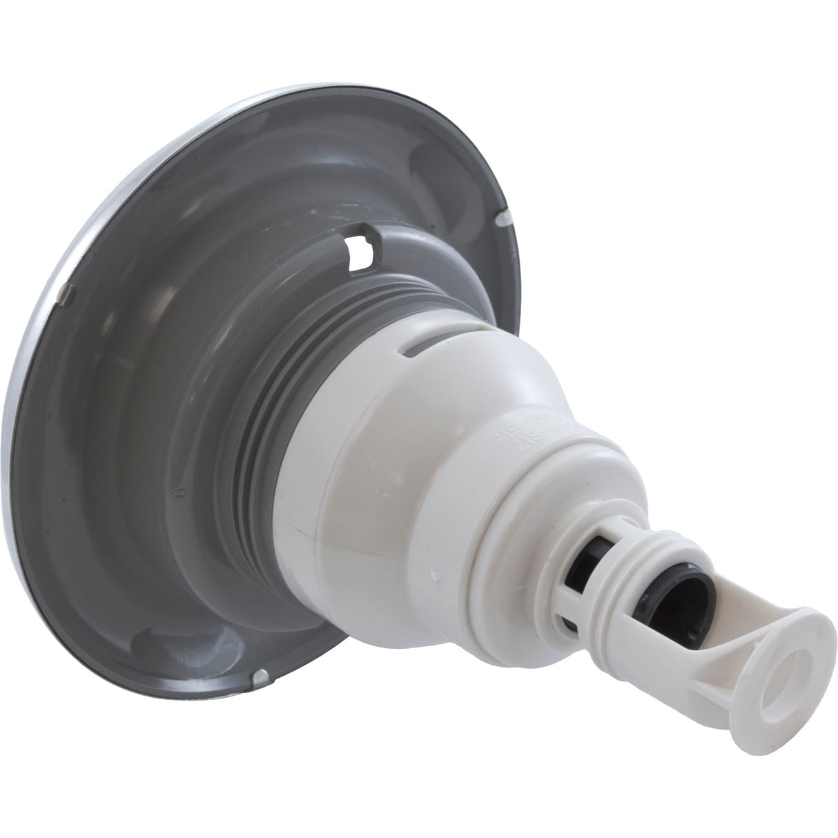 Jet Intl, WW Power Storm, 5"fd, Dir, Scalloped, SS/Gry, Thd : 229-5617S