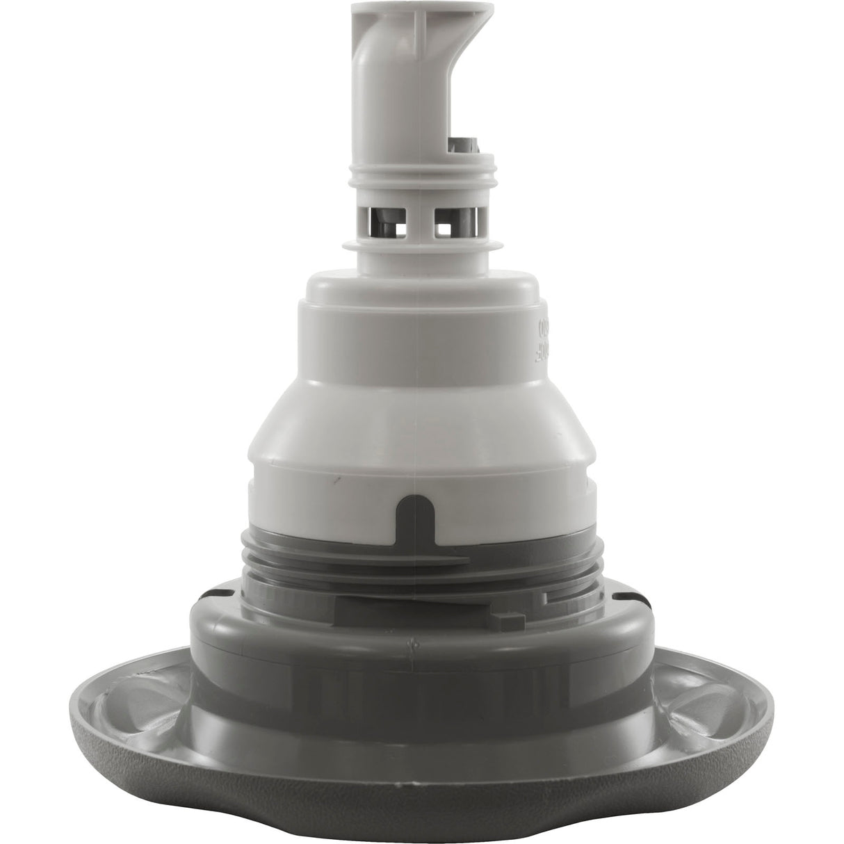 Jet Intl, WW Power Storm, 5"fd, Massage, Txt Scal, Gry, Thd : 229-7747