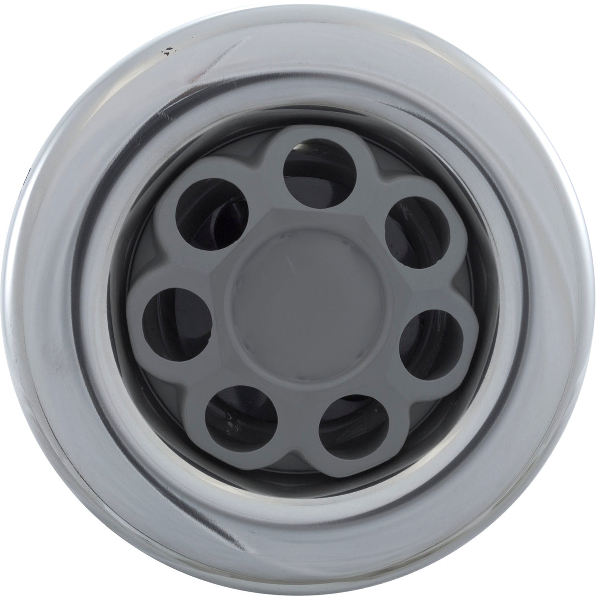 Jet Intl, WW Power Storm, 5"fd, Massage, Smth, SS/Gry, Thd : 229-7747S