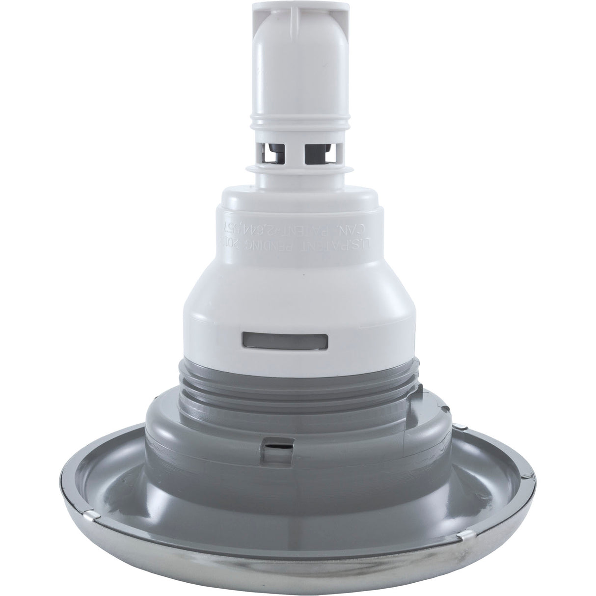 Jet Intl, WW Power Storm, 5"fd, Massage, Smth, SS/Gry, Thd : 229-7747S
