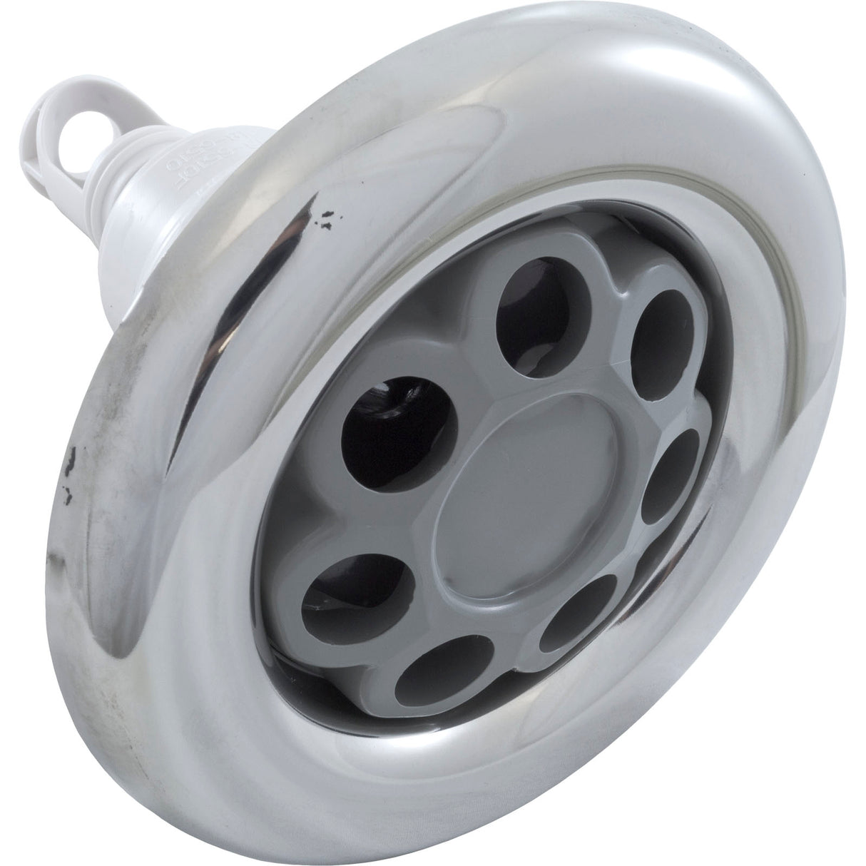 Jet Intl, WW Power Storm, 5"fd, Massage, Smth, SS/Gry, Thd : 229-7747S