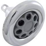 Jet Intl, WW Power Storm, 5"fd, Massage, Smth, SS/Gry, Thd : 229-7747S