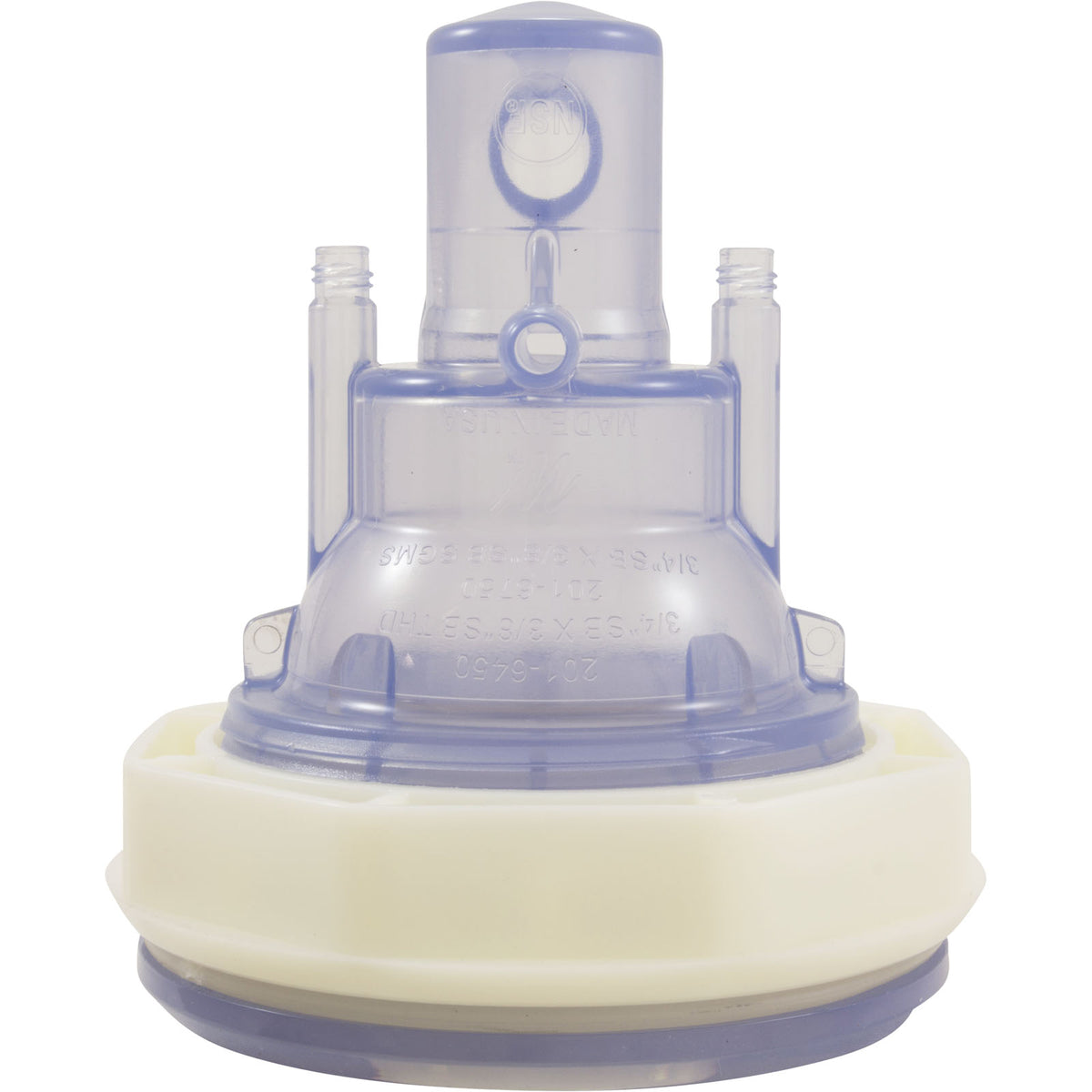 Jet Body, WW Power Storm, 3-3/4"hs, a3/8"sb, w3/4"sb, Thd, Clr : 228-0018