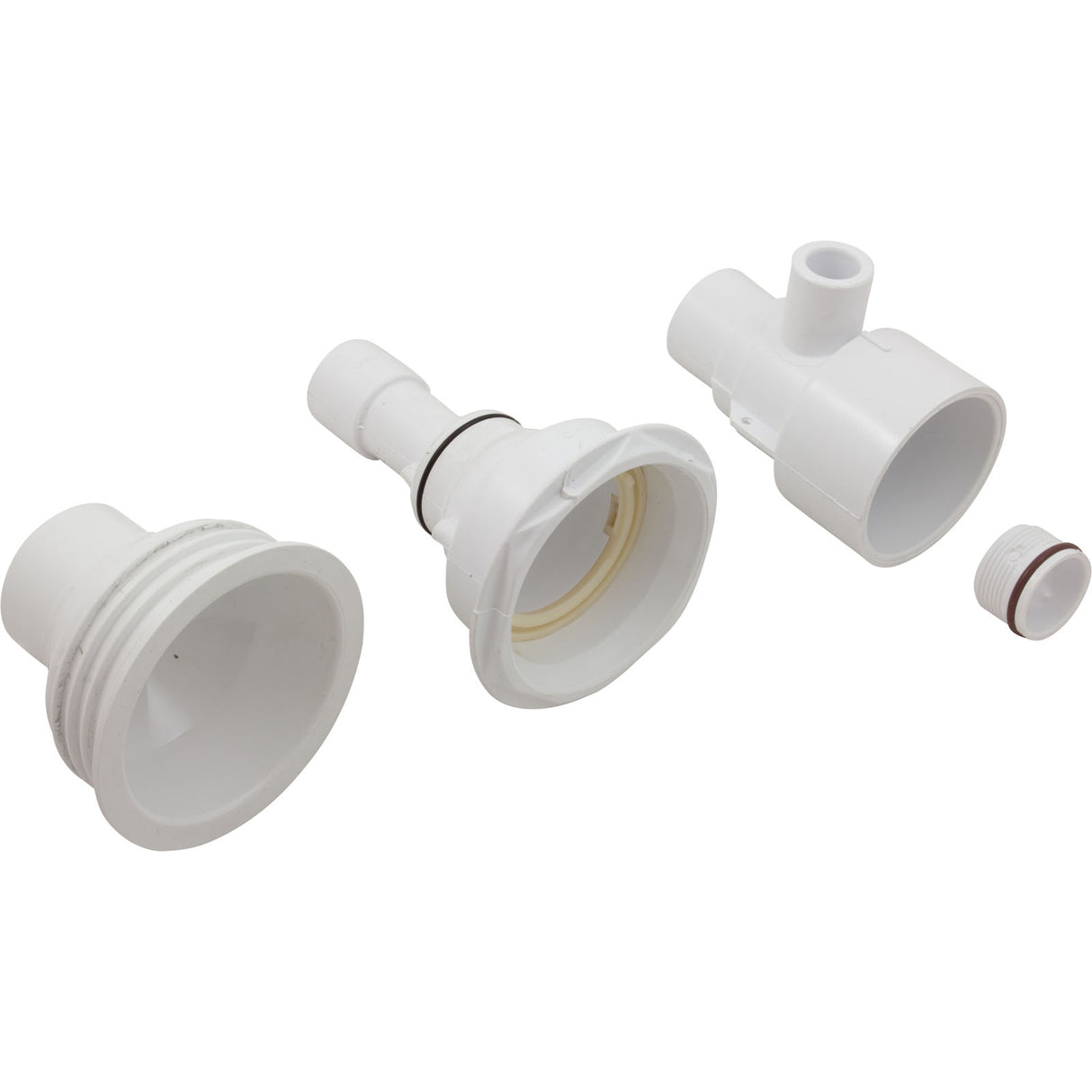 Jet Body Assy, WW Pwr Strm Gunite, a1"spg, w1-1/2"spg, Wht, Thd : 229-1200