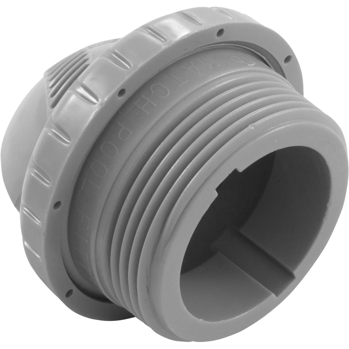 Inlet Fitting, Infusion Venturi, 1-1/2"mpt, Lt Gray : VRFTHLG - Infusion Pool Products - 858923003024 - PartsForSpas.com