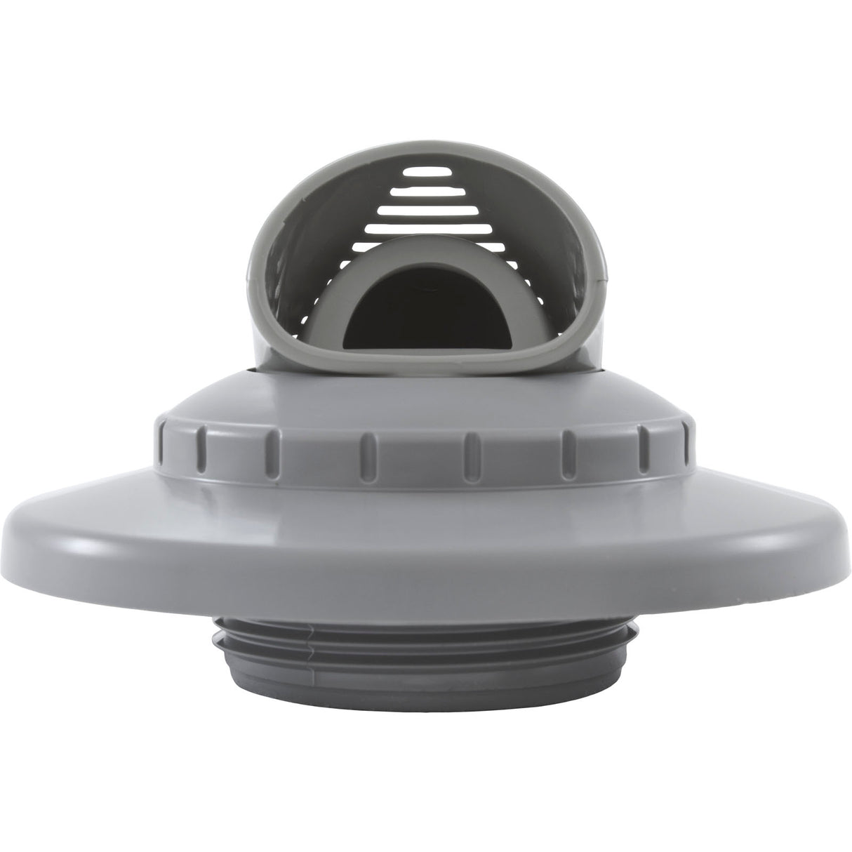 Inlet Fitting, Infusion Venturi, 1-1/2"mpt, w/Flange, Lt Gry : VRFTHFLG - Infusion Pool Products - 858923003178 - PartsForSpas.com