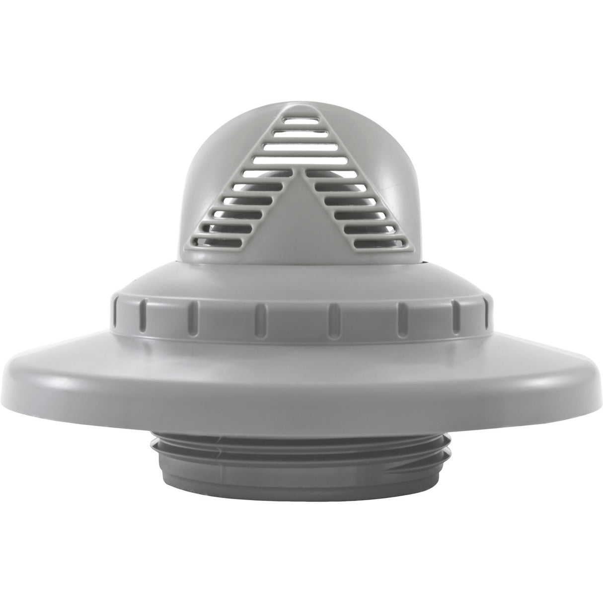 Inlet Fitting, Infusion Venturi, 1-1/2"mpt, w/Flange, Lt Gry : VRFTHFLG - Infusion Pool Products - 858923003178 - PartsForSpas.com
