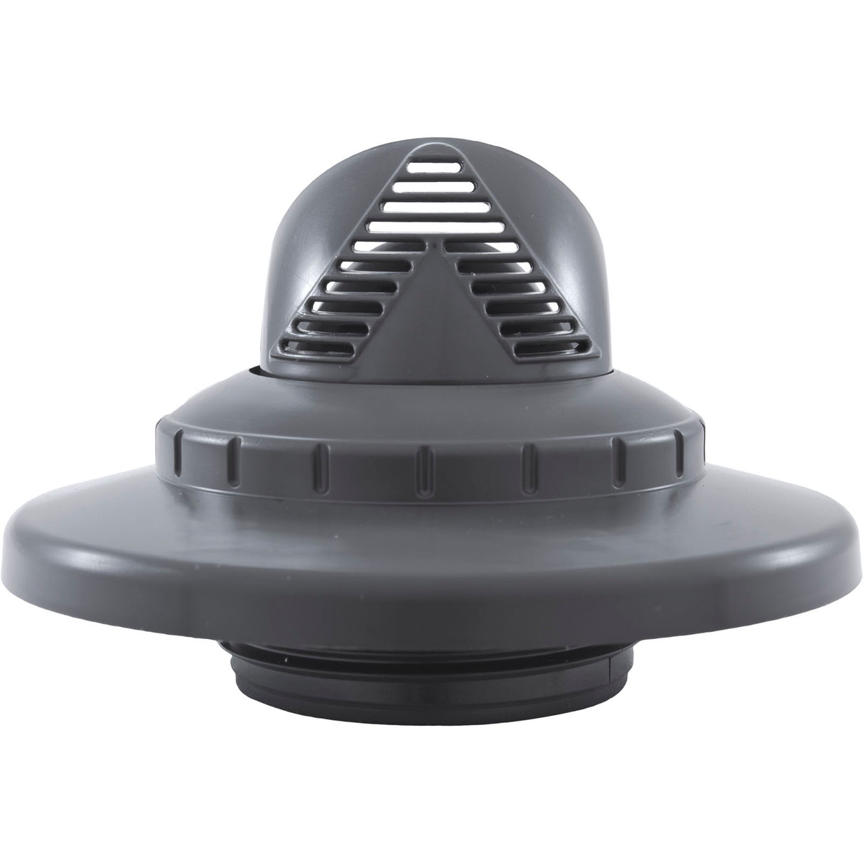 Inlet Fitting, Infusion Venturi, 1-1/2"mpt, w/Flange, Dk Gry : VRFTHFDG - Infusion Pool Products - 858923003185 - PartsForSpas.com