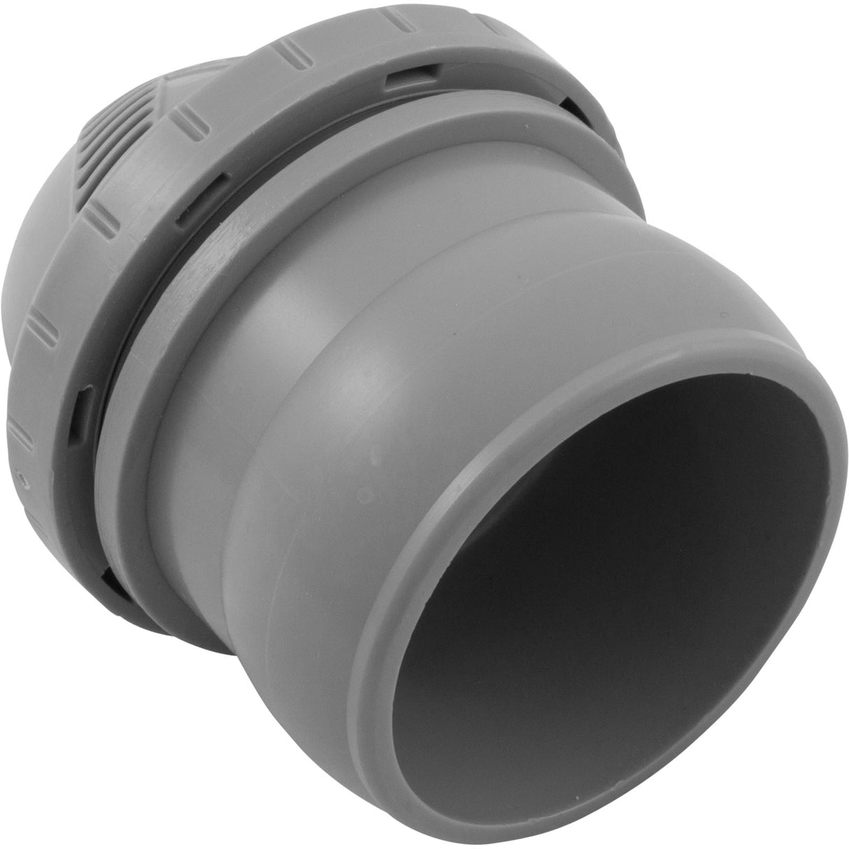 Inlet Fitting, Infusion Venturi, 2" Insider, Glueless, LtGry : VRFSAS2LG - Infusion Pool Products - VRFSAS2LG - PartsForSpas.com