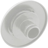 Inlet Fitting, Infusion Vent., 1" Insider Glueless, w/Flg, Wht : VRFSAF1WH - Infusion Pool Products - 858923003291 - PartsForSpas.com