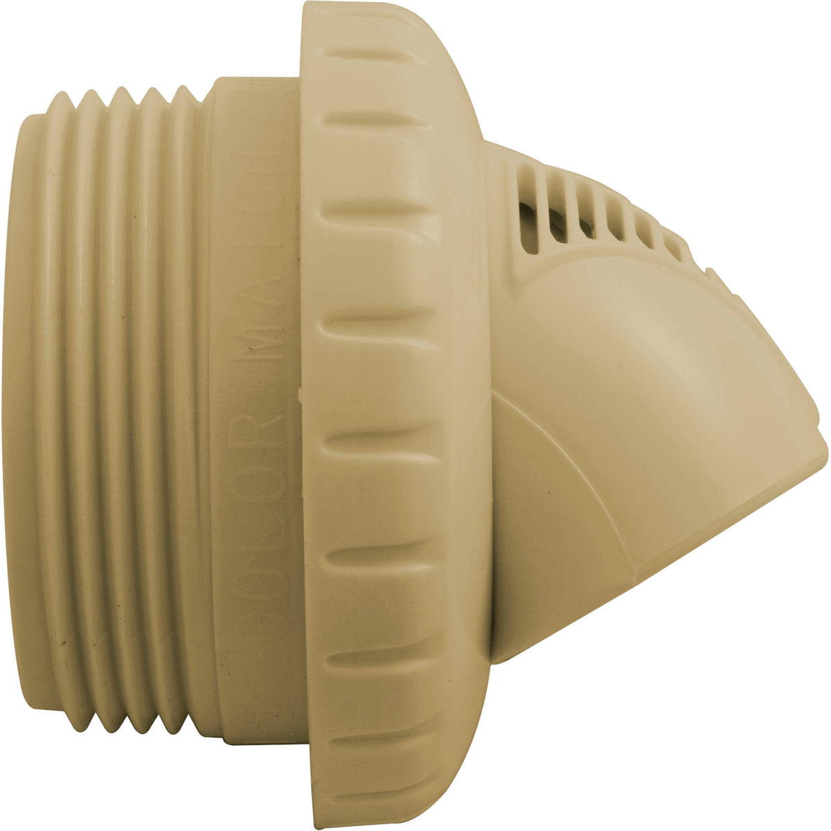 Inlet Fitting, Infusion Venturi, 1-1/2"mpt, Tan : VRFTHTN - Infusion Products - VRFTHTN - PartsForSpas.com
