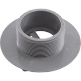 Wall Fitting, 4" dia, 2-3/8"hs, 2"mpt-1-1/2"s, Lt Gray : 420T15S103