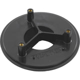 Wall Fitting, 4" dia, 2-3/8"hs, 2"mpt-1-1/2"s, Dk Gray : 420T15S105