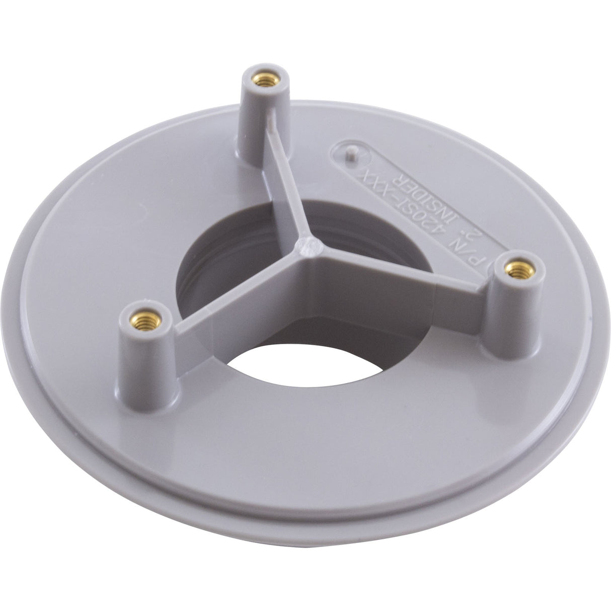 Wall Fitting, Retro 4" dia, 2-3/8"hs, 2" insider, Lt Gray : 420SI103