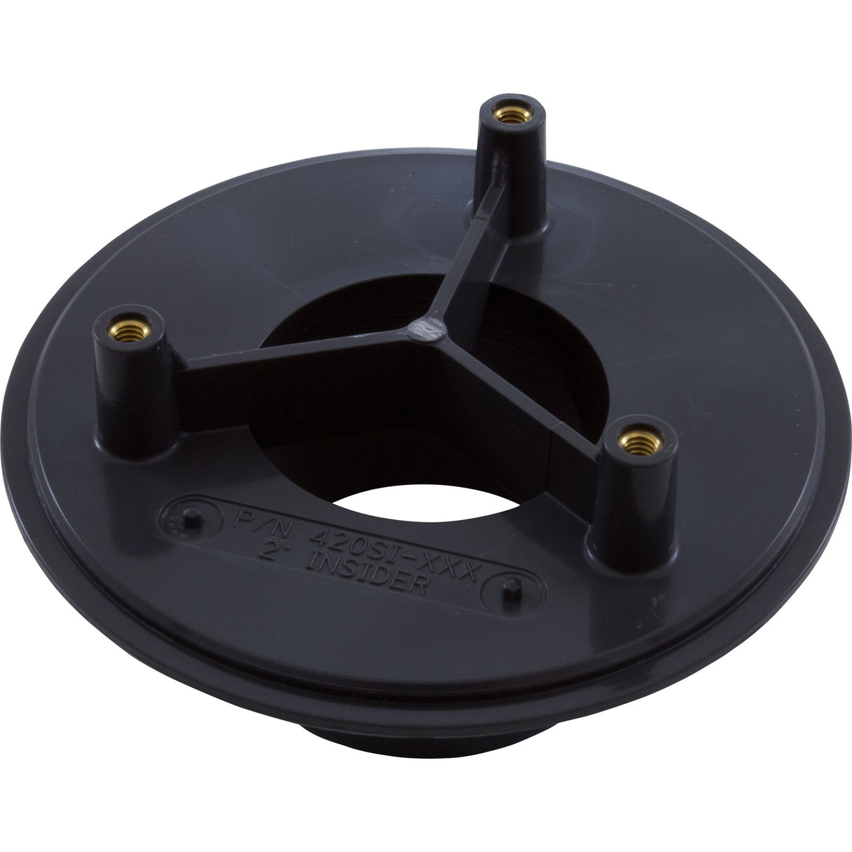 Wall Fitting, Retro 4" dia, 2-3/8"hs, 2" insider, Dk Gray : 420SI105