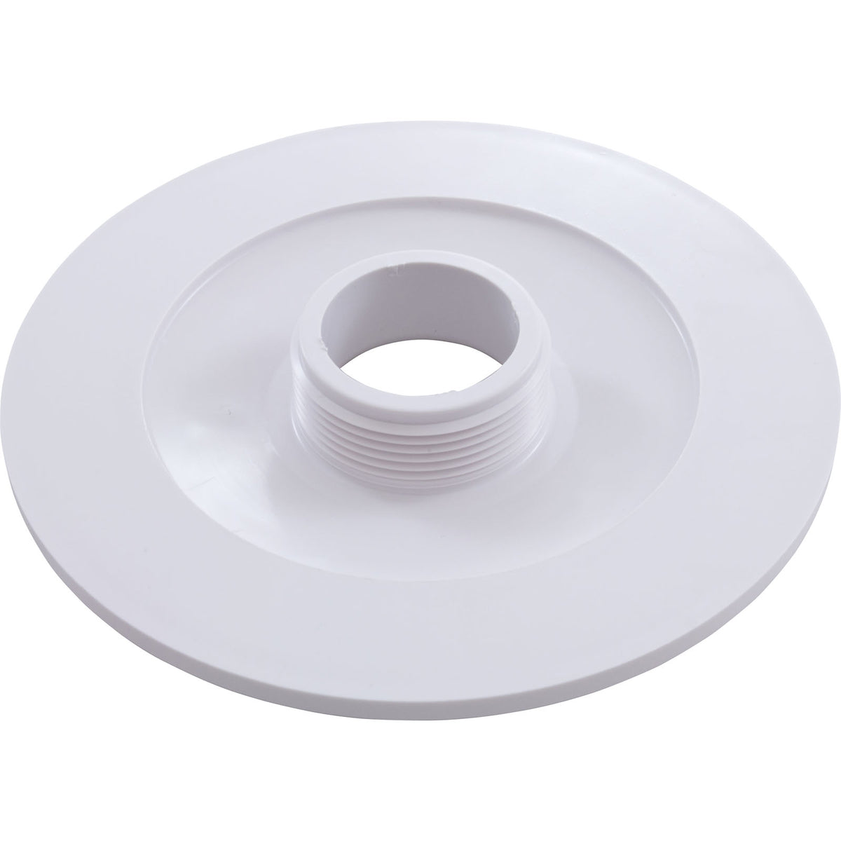 Wall Fitting, 6" dia, 1-7/8"hs, 1-1/2"mpt, White : 615T101 - Aquastar Pool Products - 8.83612E+11 - PartsForSpas.com