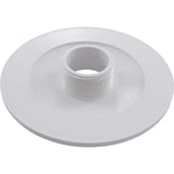 Wall Fitting, 6" dia, 1-7/8"hs, 1-1/2"mpt Extended, White : 6E15T101