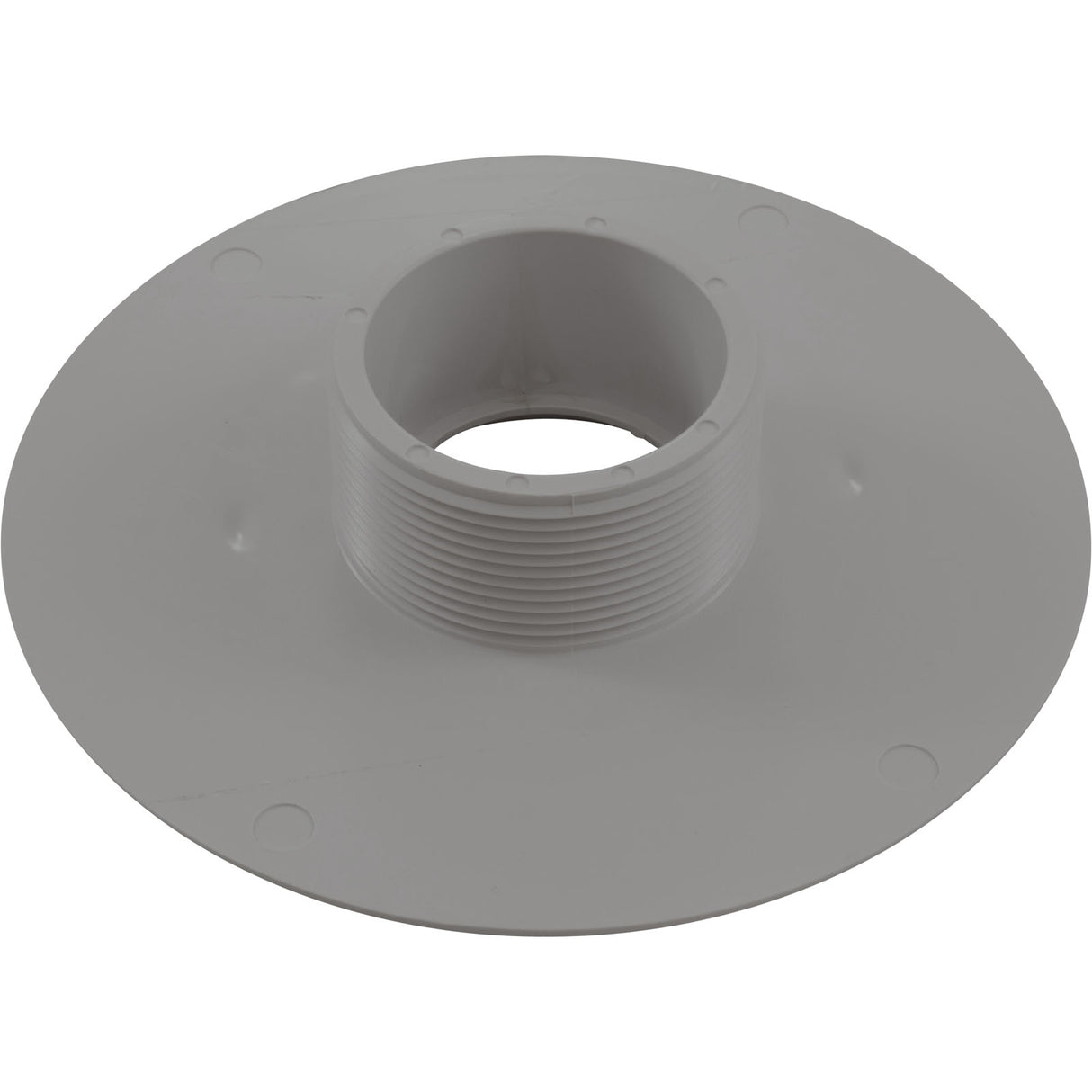 Wall Fitting, 6" dia, 2-3/8"hs, 2"mpt-1-1/2"s, Lt Gray : 620T15S103