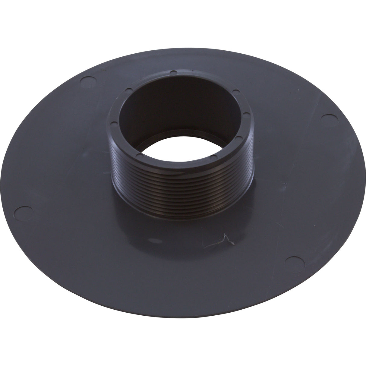 Wall Fitting, 6" dia, 2-3/8"hs, 2"mpt-1-1/2"s, Dk Gray : 620T15S105