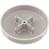 Suction Cover, HydroAir Repl, 6", 224gpm, w/Screws, White : 6HPHA101