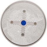 Suction Cover, HydroAir Repl, 6", 224gpm, w/Screws, White : 6HPHA101