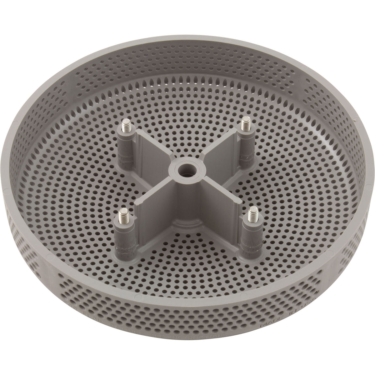 Suction Cover, HydroAir Repl, 6", 224gpm, w/Screws, Lt Gray : 6HPHA103 - Aquastar Pool Products - 8.83612E+11 - PartsForSpas.com