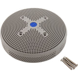 Suction Cover, HydroAir Repl, 6", 224gpm, w/Screws, Lt Gray : 6HPHA103