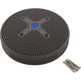 Suction Cover, HydroAir Repl, 6", 224gpm, w/Screws, Dk Gray : 6HPHA105