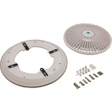 Main Drain Grate, Retro 10" Round, Universal, White : A10RCFR101
