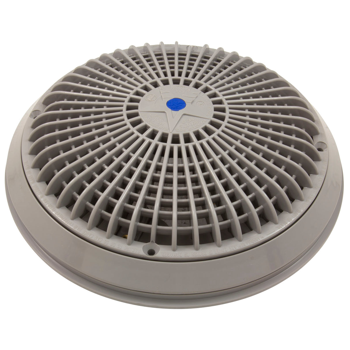Main Drain Grate, Retro 10" Round, Universal, Light Gray : A10RCFR103