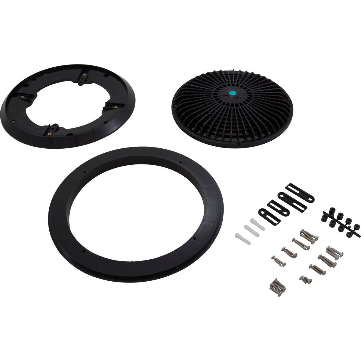 Main Drain Grate, Retro 10" Round, Universal, Black : A10RCFR102