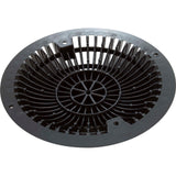 Main Drain Grate, Retro 8" Round, MoFlow, w/Hardware, Black : R8MF102