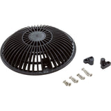 Main Drain Grate, Retro 8" Round, MoFlow, w/Hardware, Black : R8MF102