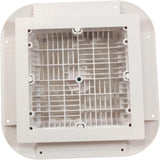 Main Drain Grate, 14" x 14" Square, 2 Retro 9"x9", White : 914101